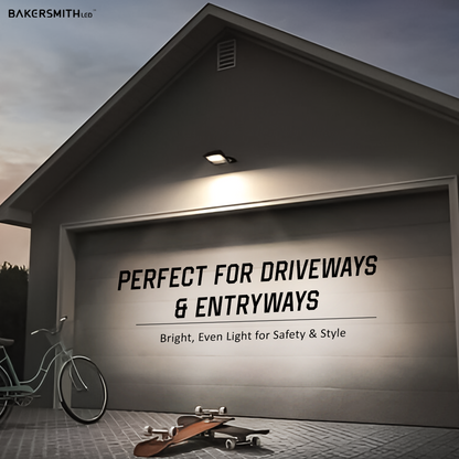 60W LED Wall Pack Light – Waterproof Outdoor Commercial Wall Fixture, 6600 Lumens, Energy-Efficient Exterior Security Lighting
